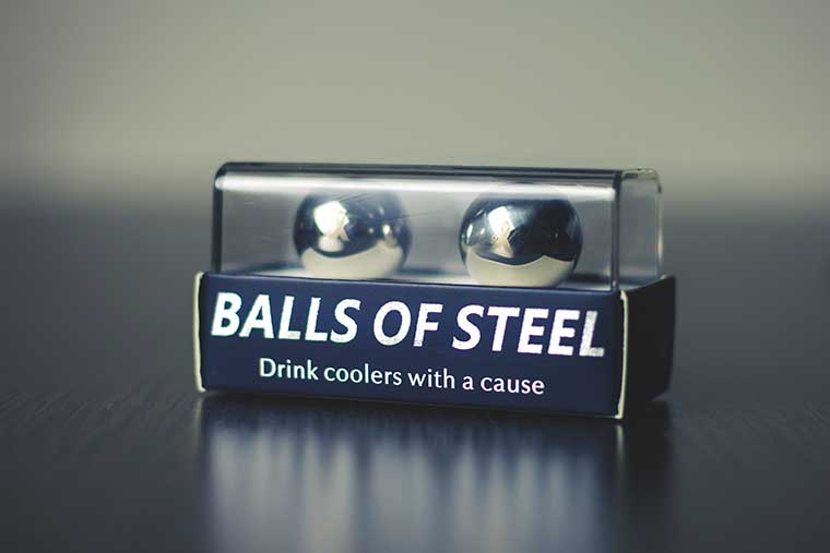Balls of Steel Whiskey Chillers by BOS Drinkware